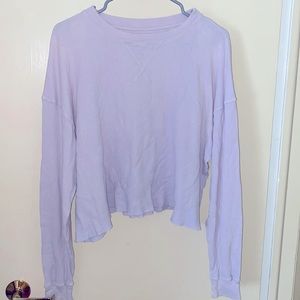 J. GALT long sleeve waffled tee